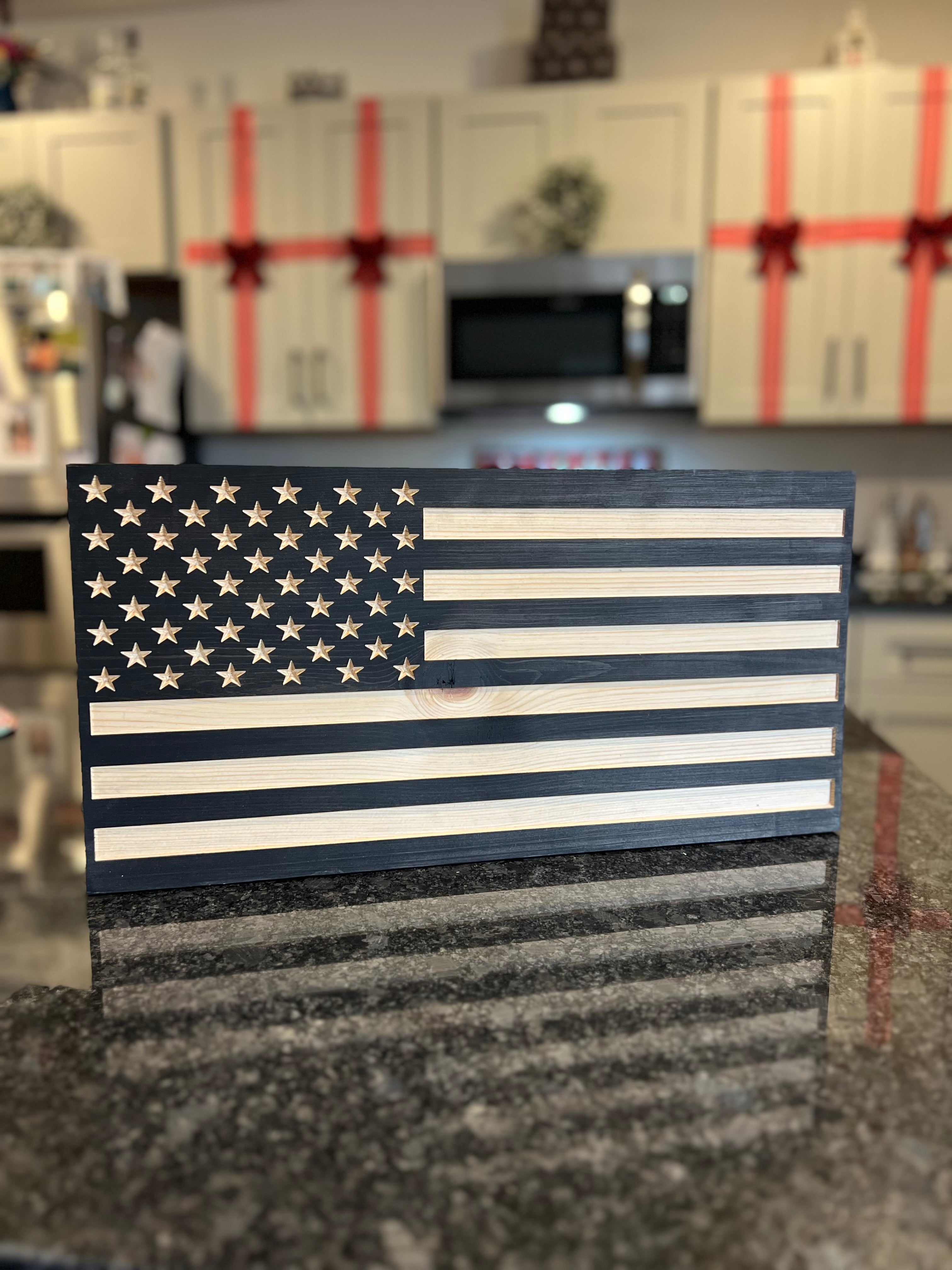 American Flag Hidden Compartment