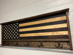 American Flag Coat Rack