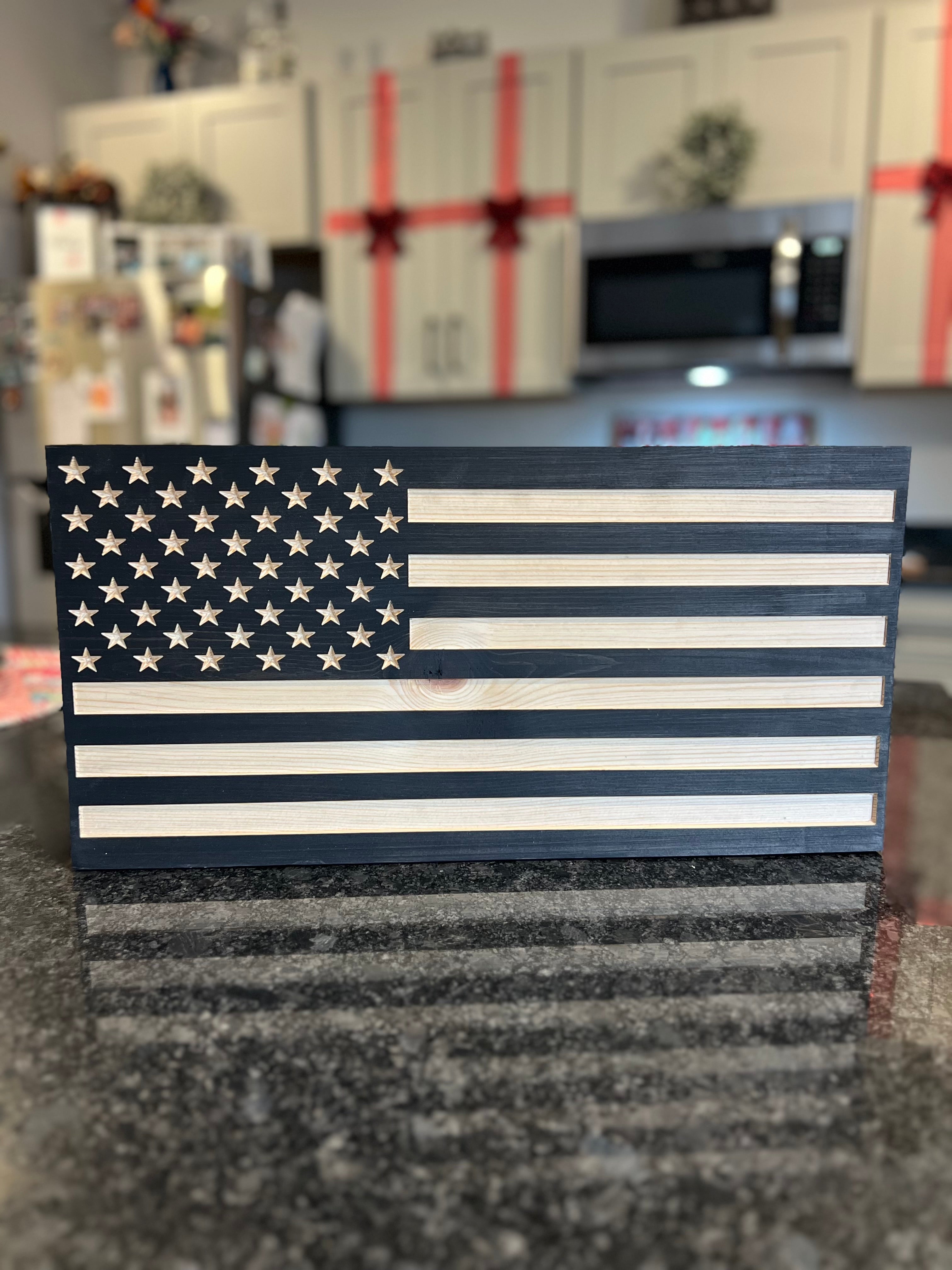 American Flag Hidden Compartment