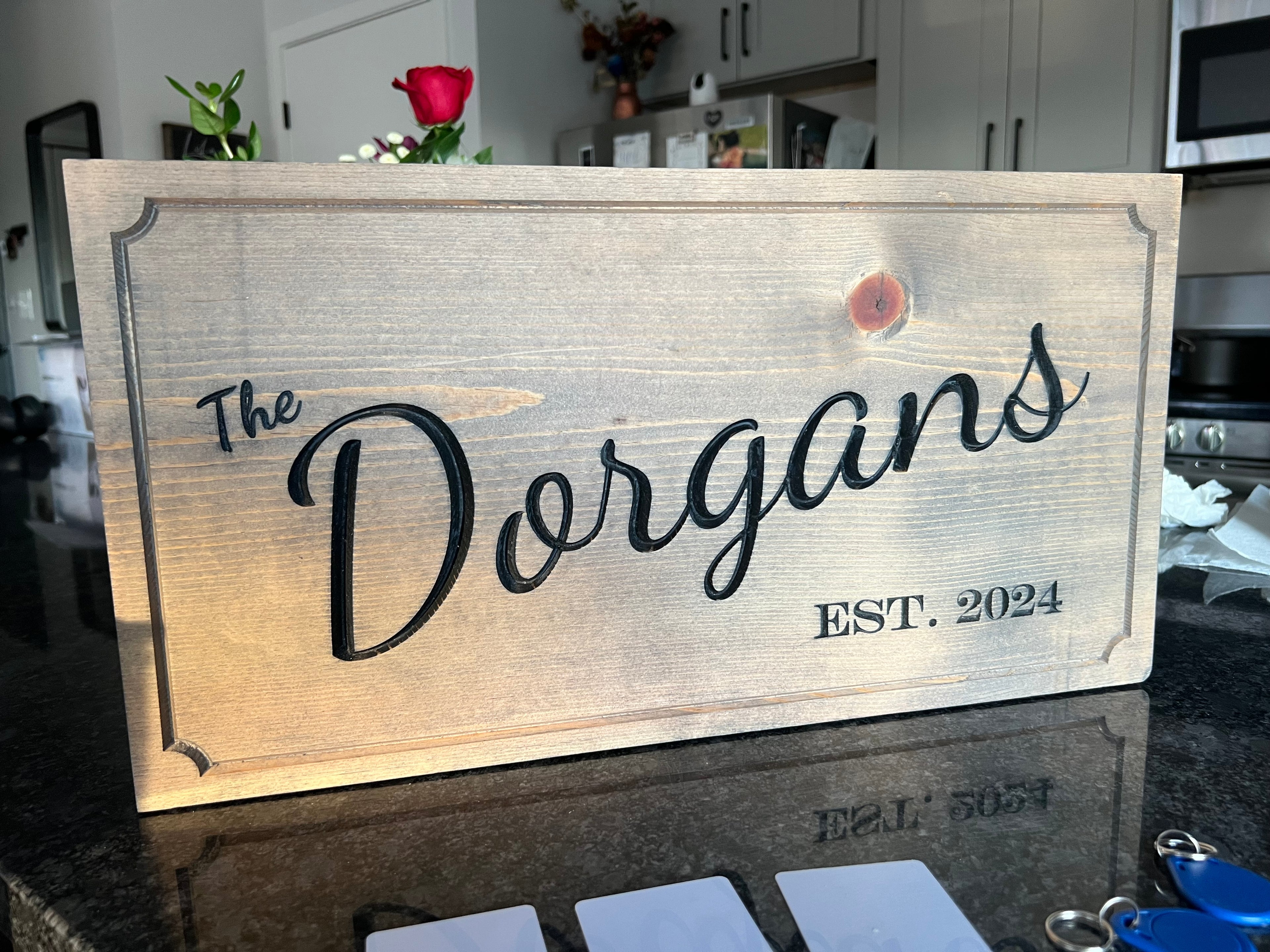 Custom Last Name Hidden Compartment