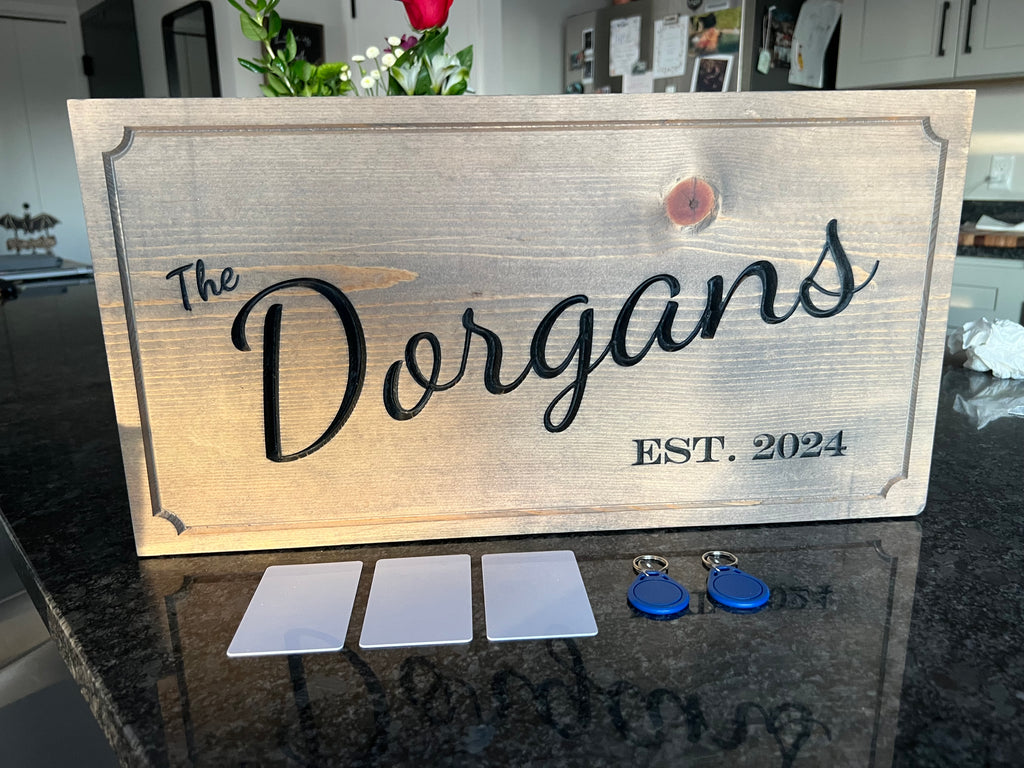 Custom Last Name Hidden Compartment