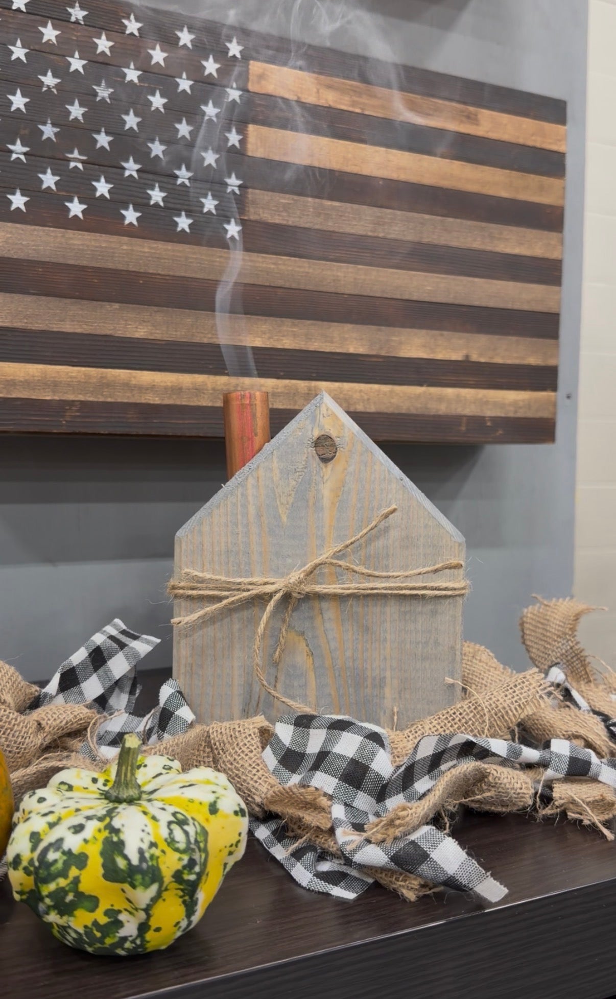 Smoking Decorative House