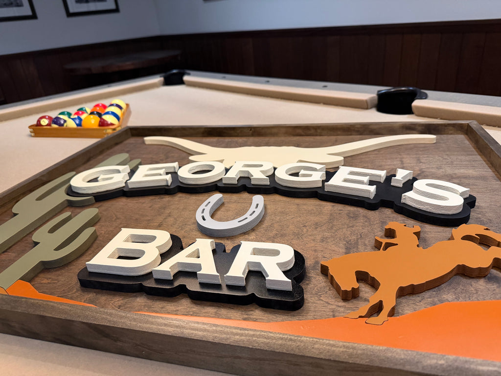 George's Custom Bar Sign