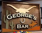 George's Custom Bar Sign
