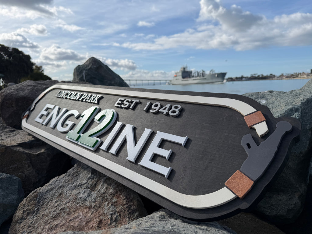 San Diego Fire Department Custom Sign